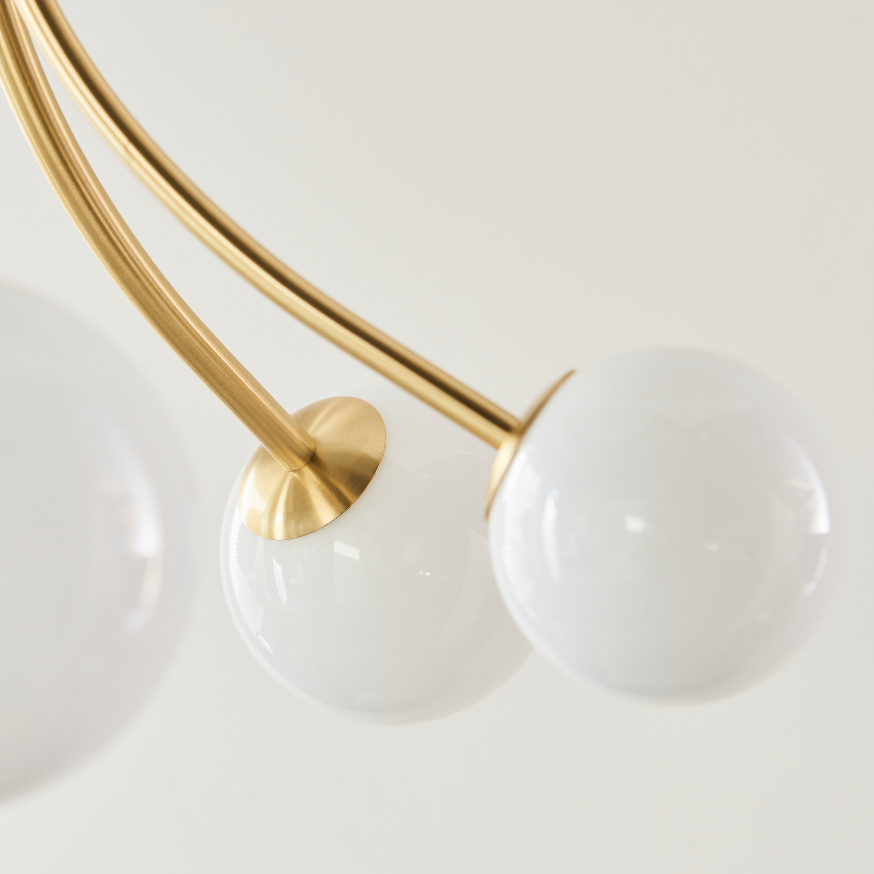 Mave Gold Orb LED Pendant Light | 6 Lights